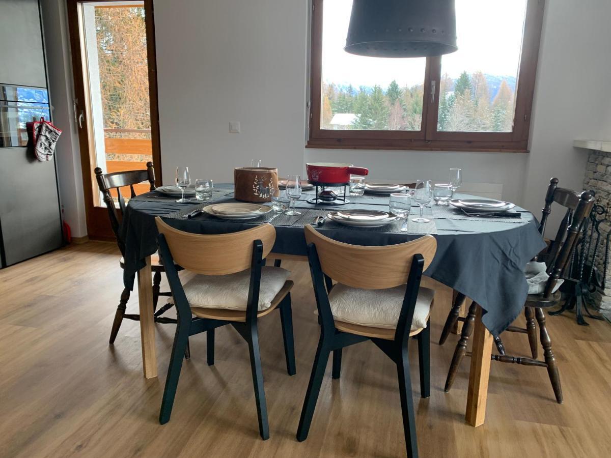 La Jacinthe De Crans Apartment Luaran gambar