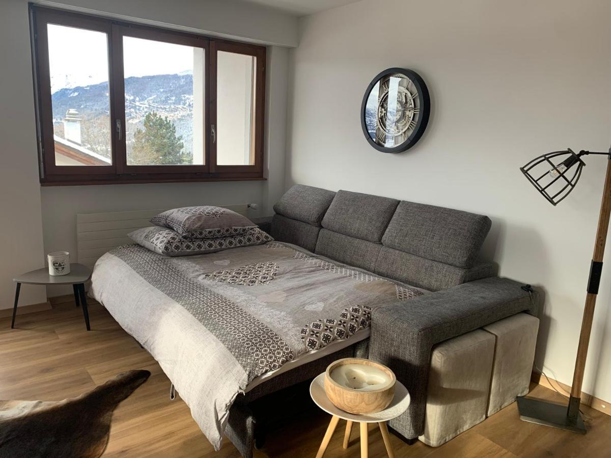 La Jacinthe De Crans Apartment Luaran gambar