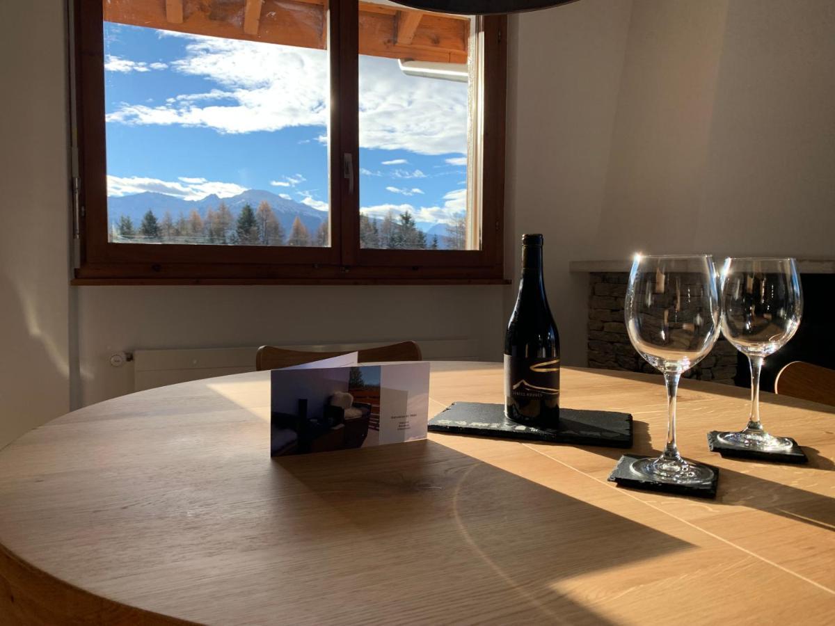 La Jacinthe De Crans Apartment Luaran gambar