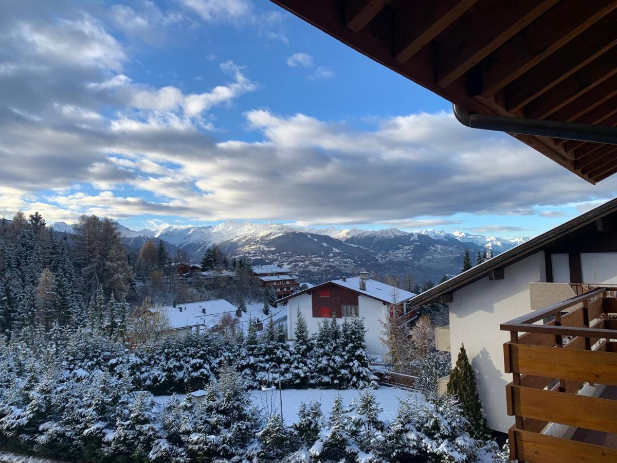 La Jacinthe De Crans Apartment Luaran gambar