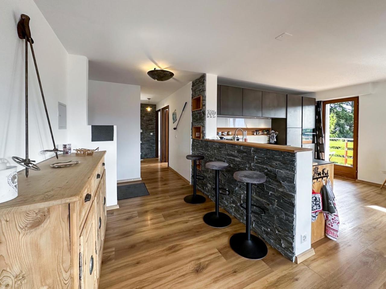 La Jacinthe De Crans Apartment Luaran gambar
